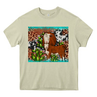 Mossy hereford cactus tumbler Heavy Core Tee - JahusDesignShop