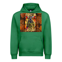 Emerald first in last out firefighter Urban Hoodie - AdoDesignShop