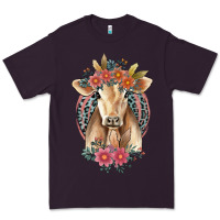 Plum flower cow Premium Tee - Jasminsmagicworld