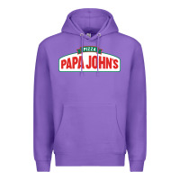 Purple product pizza papa jhons Premium Hoodie - minhPixels