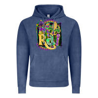 Vintage Denim mardi gras Vintage Hoodie - CowGirlArtShop