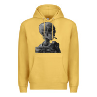 Antique Gold Vincent Van Gogh Skull of a SkeletonVintage Halloween Skull Premium Hoodie - minhPixels