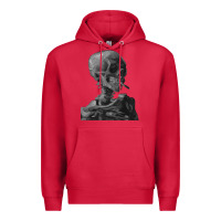 Cardinal Vincent Van Gogh Skull of a SkeletonVintage Halloween Skull Premium Hoodie - minhPixels