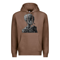 Chestnut Vincent Van Gogh Skull of a SkeletonVintage Halloween Skull Premium Hoodie - minhPixels