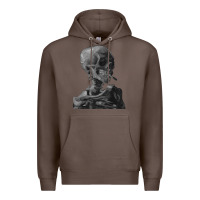 Coffee Vincent Van Gogh Skull of a SkeletonVintage Halloween Skull Premium Hoodie - minhPixels