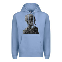 Colony Blue Vincent Van Gogh Skull of a SkeletonVintage Halloween Skull Premium Hoodie - minhPixels