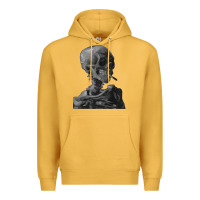 Mustard Vincent Van Gogh Skull of a SkeletonVintage Halloween Skull Premium Hoodie - minhPixels