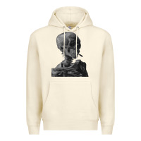 Sandshell Vincent Van Gogh Skull of a SkeletonVintage Halloween Skull Premium Hoodie - minhPixels