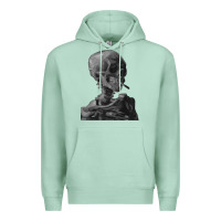 Seafoam Vincent Van Gogh Skull of a SkeletonVintage Halloween Skull Premium Hoodie - minhPixels
