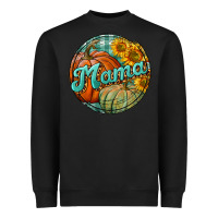 Black pumpkin mama with background Heavyweight Sweatshirt - BundleAndBundleShop