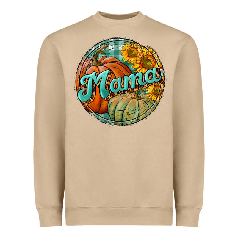 Pumpkin Mama With Background Heavyweight Sweatshirt by BundleAndBundleShop | Teevron