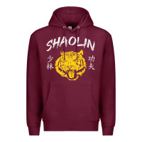 Burgundy Tiger Shaolin Kung Fu Chinese Symbol Wushu Martial Arts Gift Premium Hoodie - minhPixels