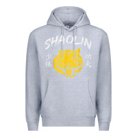 Heather Grey Tiger Shaolin Kung Fu Chinese Symbol Wushu Martial Arts Gift Premium Hoodie - minhPixels