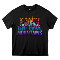 Black Faith Can Move Mountains Heavy Core Tee - LillyAllenDesigns