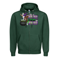 Sports Green Hocus i Mean Pocus Zipper Hoodie - CowhideDigitalArt