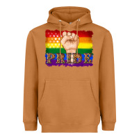 Meerkat lgbtq  flag and hand pride Heavyweight Hoodie - Artiststas