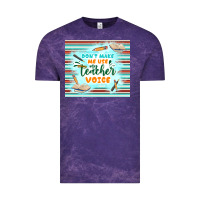 Cloud Purple don't make me use my teacher voice Vintage Tee - TumblerDesignByShophia