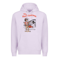 Lilac Vintage The Happy Fisherman 2022 Fishing Mens Kids Premium Hoodie - minhPixels
