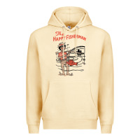 Pina Colada Vintage The Happy Fisherman 2022 Fishing Mens Kids Premium Hoodie - minhPixels