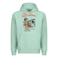 Seafoam Vintage The Happy Fisherman 2022 Fishing Mens Kids Premium Hoodie - minhPixels