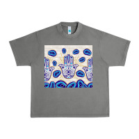 Tornado evil eyes with white wooden pattern Urban Heavy Tee - TumblerDesignByShophia