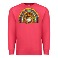 Cardinal western bee gnomes sunflowers beehive honeycomb leopard turquoise sera Premium Sweatshirt - Artiststas