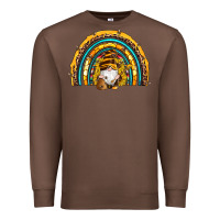 Chestnut western bee gnomes sunflowers beehive honeycomb leopard turquoise sera Premium Sweatshirt - Artiststas
