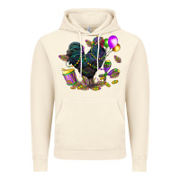 Vintage Artic mardi gras chicken Vintage Hoodie - CowGirlArtShop