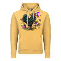Vintage Mustard mardi gras chicken Vintage Hoodie - CowGirlArtShop