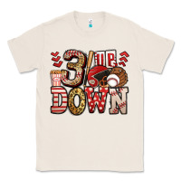 Natural three up three down baseball Classic Tee - Jasminsmagicworld