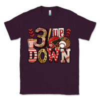 Plum three up three down baseball Classic Tee - Jasminsmagicworld
