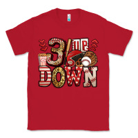 Red three up three down baseball Classic Tee - Jasminsmagicworld