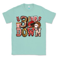 Seafoam three up three down baseball Classic Tee - Jasminsmagicworld