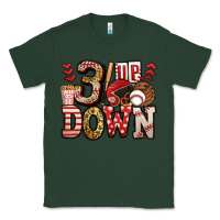Sports Green three up three down baseball Classic Tee - Jasminsmagicworld