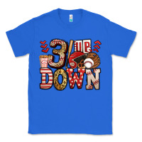 True Royal three up three down baseball Classic Tee - Jasminsmagicworld