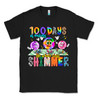 Black 100 Days Of Making The Whole Class Shimmer Classic Tee - CowhideDigitalArt