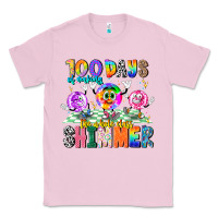 Bubblegum Pink 100 Days Of Making The Whole Class Shimmer Classic Tee - CowhideDigitalArt