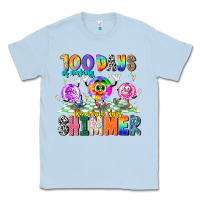 Dusty Blue 100 Days Of Making The Whole Class Shimmer Classic Tee - CowhideDigitalArt