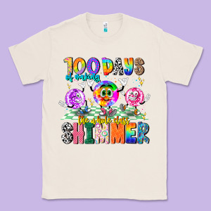100 Days Of Making The Whole Class Shimmer Classic Tee Designed By Cowhidedigitalart