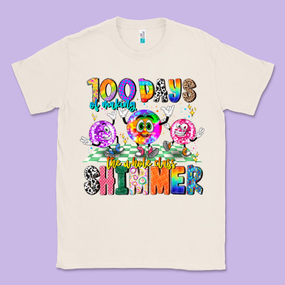 100 Days Of Making The Whole Class Shimmer Classic Tee Designed By Cowhidedigitalart