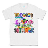 White 100 Days Of Making The Whole Class Shimmer Classic Tee - CowhideDigitalArt