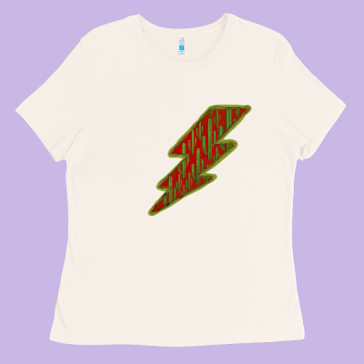 Cactus Pattern Lightning Ladies Tee Designed By Bettercallsaul