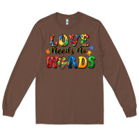 Chestnut Love needs no words Long Sleeve Tee - CowGirlArtShop
