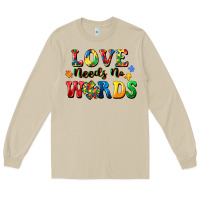 Mushroom Love needs no words Long Sleeve Tee - CowGirlArtShop