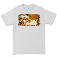 Dove Grey leopard cowhide brushstroke Premium Tee - Jasminsmagicworld