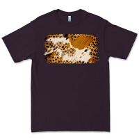 Plum leopard cowhide brushstroke Premium Tee - Jasminsmagicworld