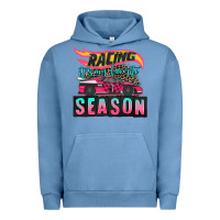 Pigment Pebble Blue racing it's my favorite season sport car Urban Hoodie - AdoDesignShop