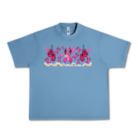 Pebble Blue cancer ribbon with daisy Urban Heavy Tee - TumblerDesignByShophia