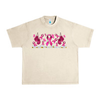 Sandshell cancer ribbon with daisy Urban Heavy Tee - TumblerDesignByShophia