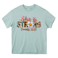 Western She Is Strong Heavy Core Tee | Teevron
